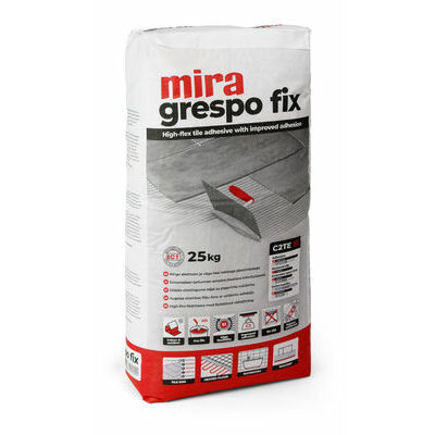 Līme mira grespo fix grey (C2TE S1) 25kg,FLĪZĒŠANAS PALĪGMATERIĀLI