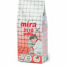 Līme flīžu MIRA 3110 unifix balta (C2TES1) 5kg,FLĪZĒŠANAS PALĪGMATERIĀLI