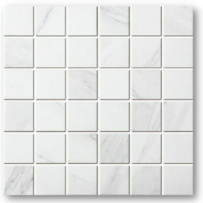 Marble Carrara white 4.8x4.8,MOZAĪKFLĪZES