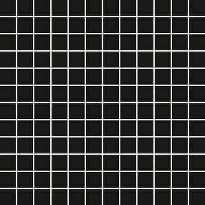 Pro Architectura black 3753 PN12 matt R9 2.5x2.5x0.6,MOZAĪKFLĪZES