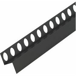 Profils - dušas sienas (kreisais) - black LSBM - 0004,FLĪZĒŠANAS PALĪGMATERIĀLI