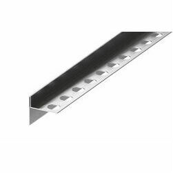 Profils - grīdas nobeiguma (labais) - silver LSBR - 0001,FLĪZĒŠANAS PALĪGMATERIĀLI